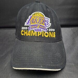 Adidas Los Angeles Lakers 09-10 Back 2 Back NBA Champions Strapback Hat Cap